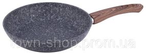 Сковорода Kamille Grey Marble Ø20см индукционная с антипригарным покрытием KM-4160