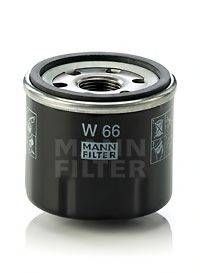 Фільтр масляний двигуна (вир-во MANN) MANN-FILTER W66 на RENAULT TWINGO I (C06_)