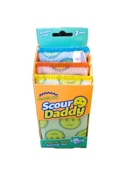 Губки кухонні 3шт Scour Daddy