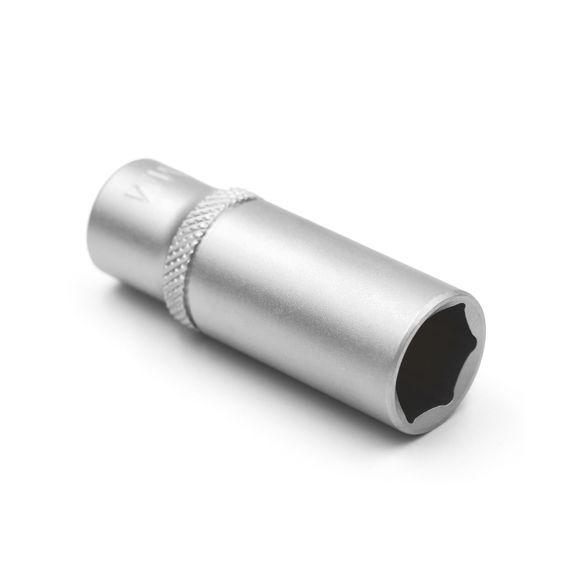 Головка торцева шестигранна, 1/4IN, подовжена, SW13, RED STRIPE