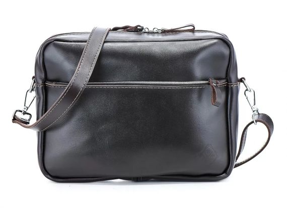 Шкіряний месенджер Skin and Skin Squad 32х24х10 см Коричневий (BM03BR) | Зображення 2