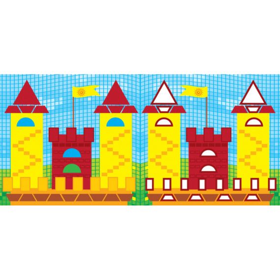 Розвиваюча книжка Наклейки-картинки "Палац" 668006, 8 сторінок | Зображення 2