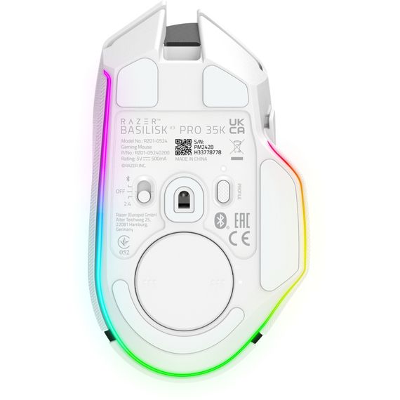 Мишка Razer Basilisk V3 Pro 35K Wireless/Bluetooth White (RZ01-05240200-R3G1) | Зображення 6