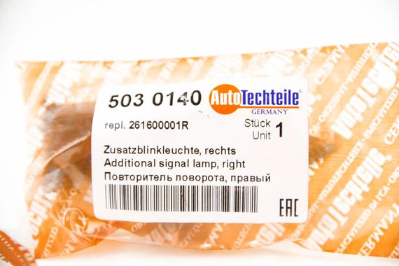 Повторювач повороту на дзеркалі Renault Megane/Scenic 08-R, Autotechteile (5030140) | Зображення 2