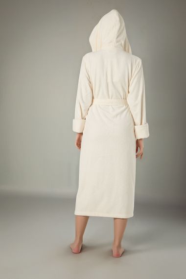 Жіночий халат Nusa 4035 кремовий 2XL | Зображення 1