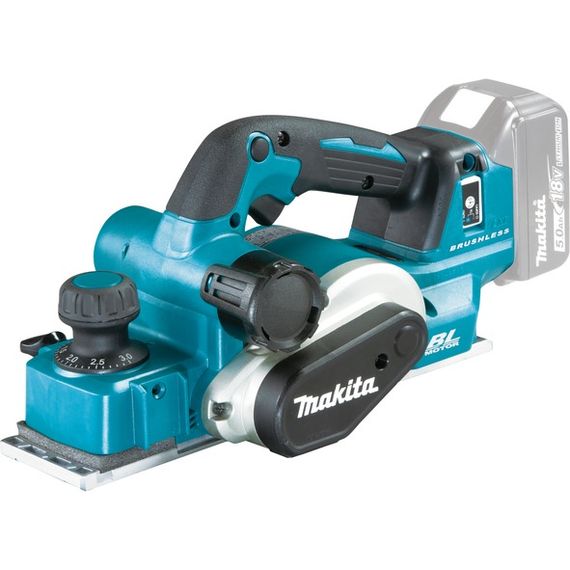 Рубанок акумуляторний Makita DKP181Z (82 мм, 12000 хв-1, BL, LXT, AWS, без акумуляторів та зарядного пристрою) | Зображення 2