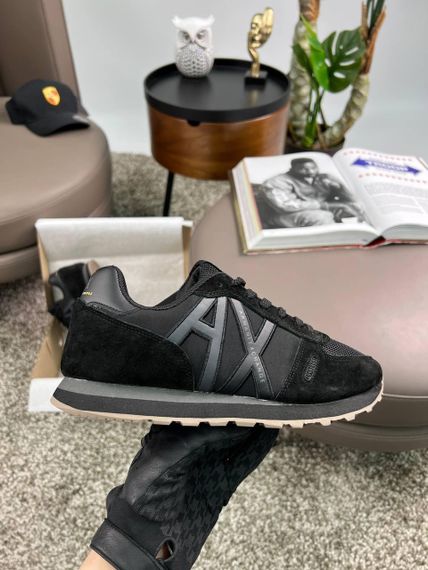 Чоловічі кросівки Exchange AX All Black замша , текстиль , В'єтнам 42 26.5-27см | Зображення 5