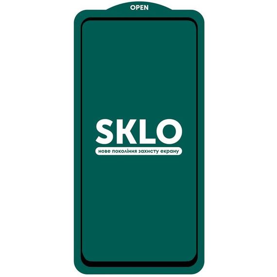 Захисне скло SKLO 5D (тех.пак) для Samsung Galaxy A07 / A06 Чорний