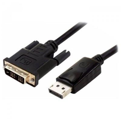 Кабель мультимедійний Display Port to DVI 24+1pin 1.8m (DVI-D) Atcom (9504) (9504)
