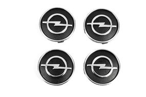 Колпачки диски черные o9555tur-bl (59мм на 55мм, 4 шт) для Тюнинг Opel