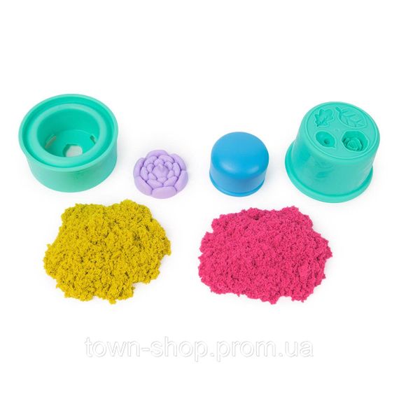 Набор песка для детского творчества - Kinetic Sand Сказочные цветы | Зображення 1