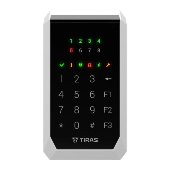 TIras X-Pad Бездротова сенсорна клавіатура Тірас - Управління охороною | Зображення 1