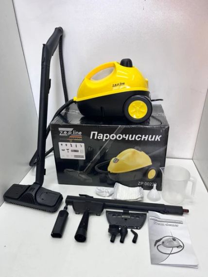 Многофункциональный пароочиститель Желтый 3000 Вт Zepline ZP-00223 Парогенератор для сложных загрязнений | Зображення 3