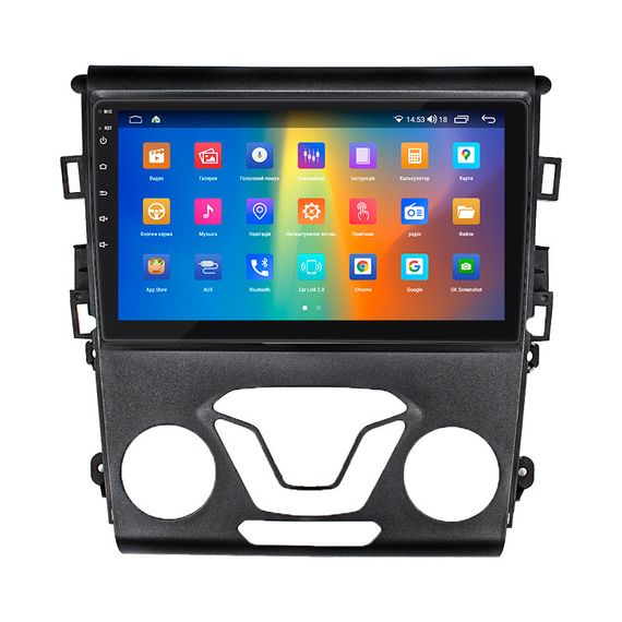 Штатная магнитола Lesko для Ford Fusion (North America) II 2012-2016 IPS 9" 4/64Gb CarPlay 4G Wi-Fi GPS Prime | Зображення 1