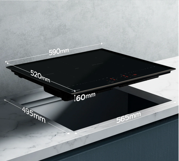 Індукційна панель Fabiano FHBI 3600 iNV Titanium 8122.416.1847 | Зображення 3