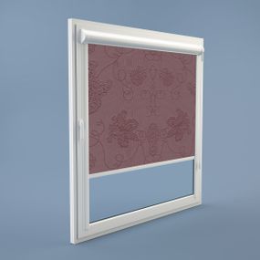 Рулонная штора Rolets Кинга 2-401-950 95x170 см закрытого типа Бордовая