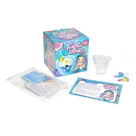 Гелевая свечка в стаканчике "Сокровища моря" 10100524 своими руками | Зображення 2