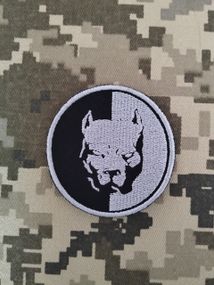 Шеврон Пітбуль / 8см