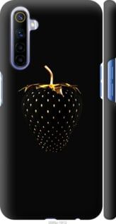 Чохол на Realme 6 Чорна полуниця "3585m-1913-24368"