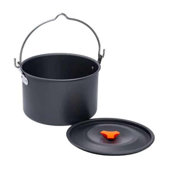 Набор туристической посуды в сумке для похода и кемпинга: кастрюля, сковорода, чайник HP39578C | Зображення 3