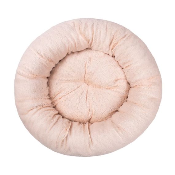 Лежак Pet Fashion Soft для собак і котів розовий 48х48х17 см | Зображення 1