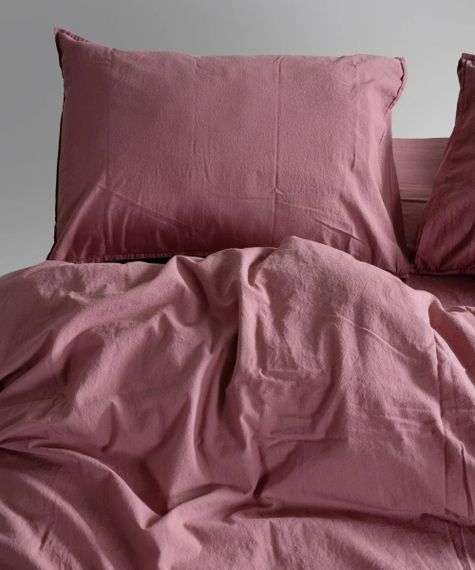 Постельное белье Limasso Stonewashed Ranforce 200 х 220 см Old Rose | Зображення 6