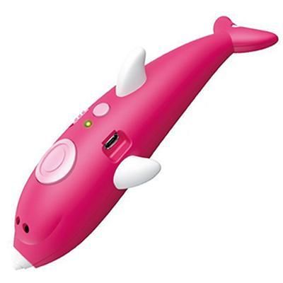 3D Ручка з трафаретами Дельфін Набір для дитячої творчості 3dPen Dolphin 9003 | Зображення 2