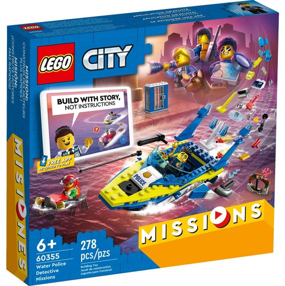 Конструктор LEGO City Missions Детективні місії водної поліції (60355) | Зображення 5