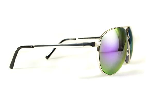 Окуляри захисні Global Vision Aviator-4 (G-Tech™ purple), фіолетові дзеркальні лінзи | Зображення 3