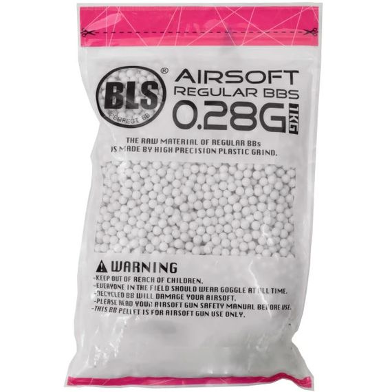 Шарики для страйкбола BLS BLS-WHITE-028-1 0.28 1 кг 3600 шт белые | Зображення 1