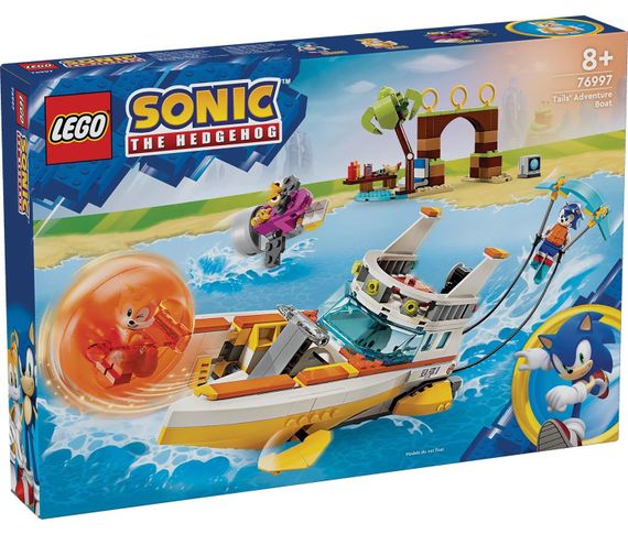 Конструктор LEGO Sonic the Hedgehog Човен із «Пригод Тейлза» 76997