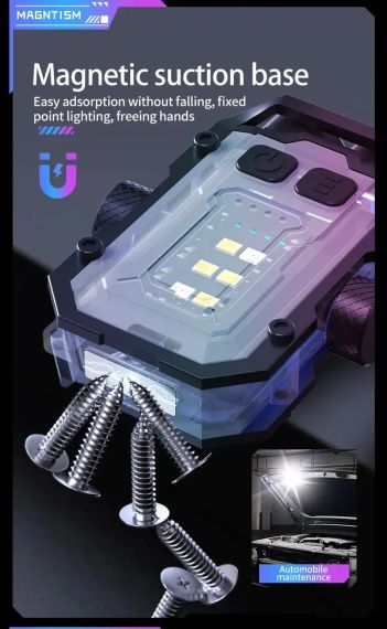 Тактичний LED брелок-ліхтарик 550 лм з USB-зарядкою