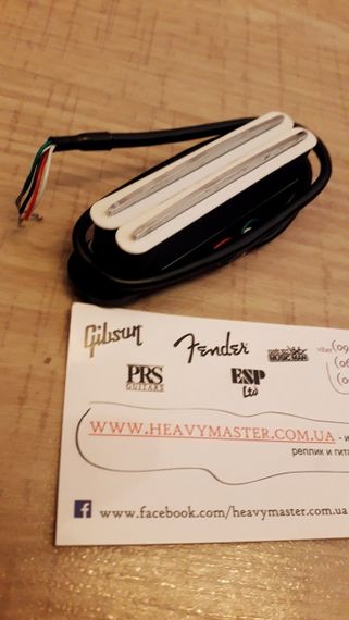 Рельсовий сингл хамбакер датчик для електрогітари Fender Stratocaster Ibanes білий