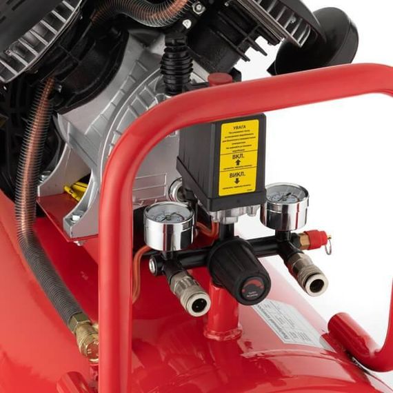 Компресор 100 л, 10 aтм, 354 л/хв INTERTOOL PT-0005 | Зображення 5