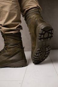 Тактические берцы STIMUL Казак / Кожа / Cordura / Демисезон /койот/олива/черный 26.2, Демисезон, Олива