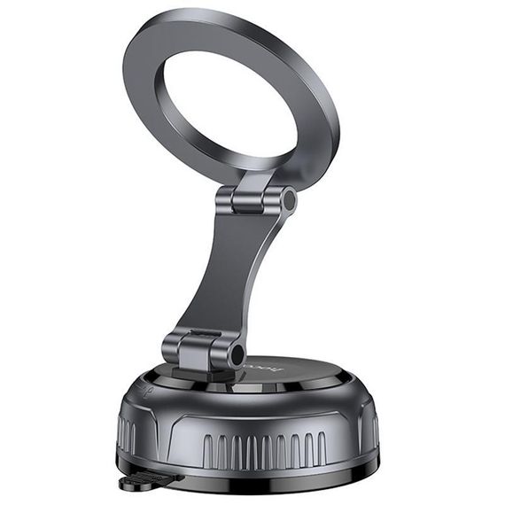 Автотримач Hoco H92 High vacuum suction cup magnetic (universal) Black / Metal gray | Зображення 2