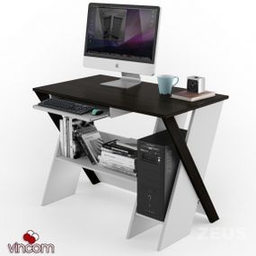 Компьютерный стол Comfy-Home Zhuk Zhuk ВенгеБелый