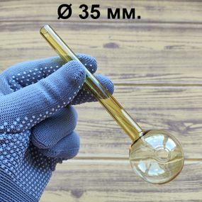 Стеклянная трубка Biglass Long Oil Yellow