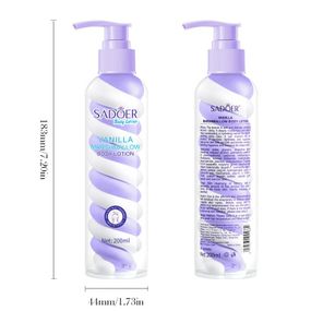 Лосьон для тела маршмелоу с экстрактом ванили Sadoer Vanilla Marshmallow, 200мл