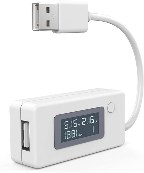 USB тестер потребления, емкости, usb вольтметр амперметр Hesai KCX-017