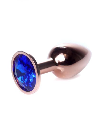 Анальна пробка - Jewellery Red Gold Plug Dark Blue Sex Aura | Зображення 2