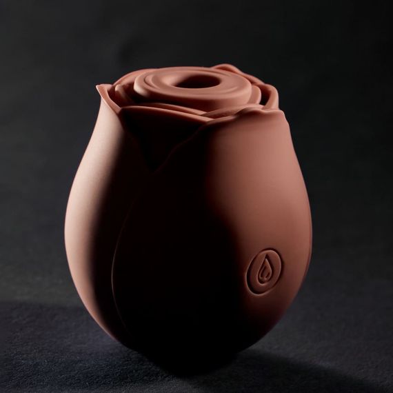 Вакуумний стимулятор клітора у вигляді троянди Sweet Em Velvet Lure, бежевий Sex Aura | Зображення 2