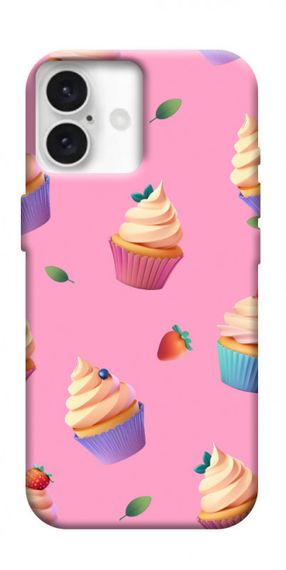 Чохол з картинкою Капкейки для Apple iPhone 16 Plus