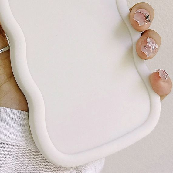Чохол TPU Ripple для Apple iPhone 15 (6.1") Antique White | Зображення 1