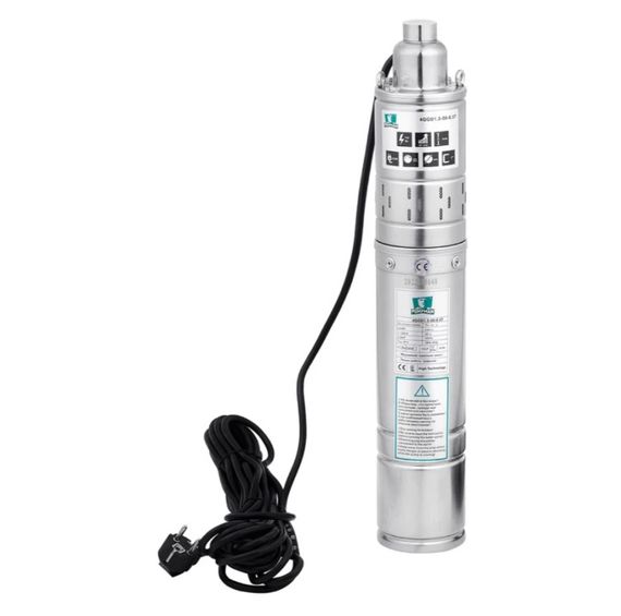 Насос глубинный вихревой PUMPMAN 4QGD1.2-50-0.37 кВт Нmax 80 м Qmax 1,5 куб.м 370 Вт (CV029777)