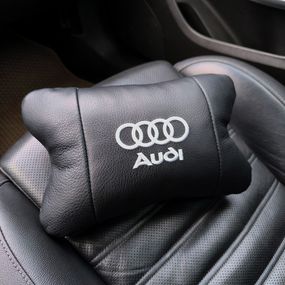 Авто подушка під шию Audi Ауди 1шт, Комфортна подушка для автомобіля під шию для автокрісла IP-10