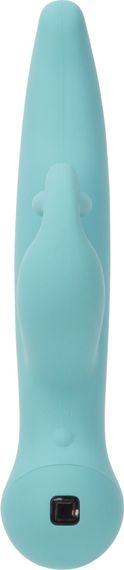 Вібратор-кролик Touch by SWAN - Trio Teal, сенсорне керування, ротація, діаметр 3,8 см | Зображення 1