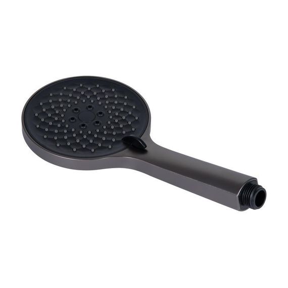 Смеситель для ванны Qtap Vlasta New с длинным поворотным изливом (c душевым гарнитуром) QTVLA260GMB45645 Gunmetal Black PVD | Зображення 4