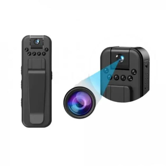 Портативна нагрудна міні-кишенькова камера з кліпсою для одягу 1080P HD нічне бачення NO109-110 | Зображення 1