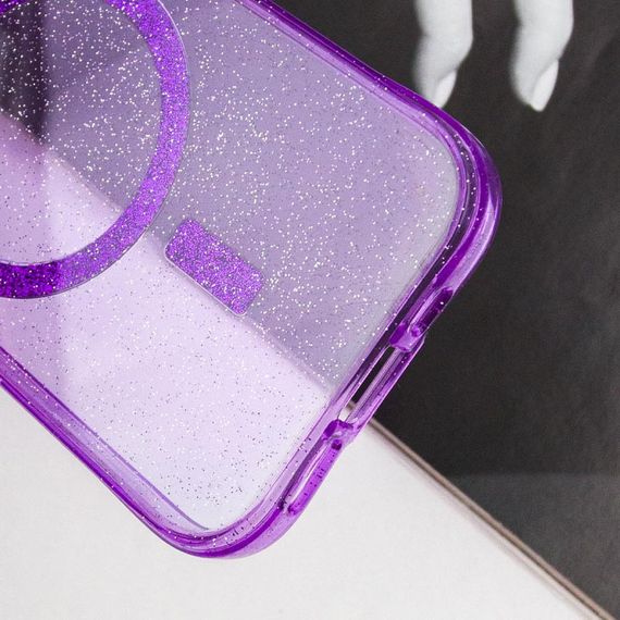 Чехол TPU Radiance with MagSafe для Apple iPhone 16 Pro (6.3") Purple | Зображення 2